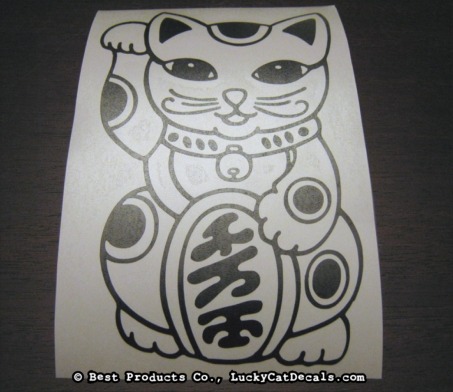 Traditional Maneki Neko Decal